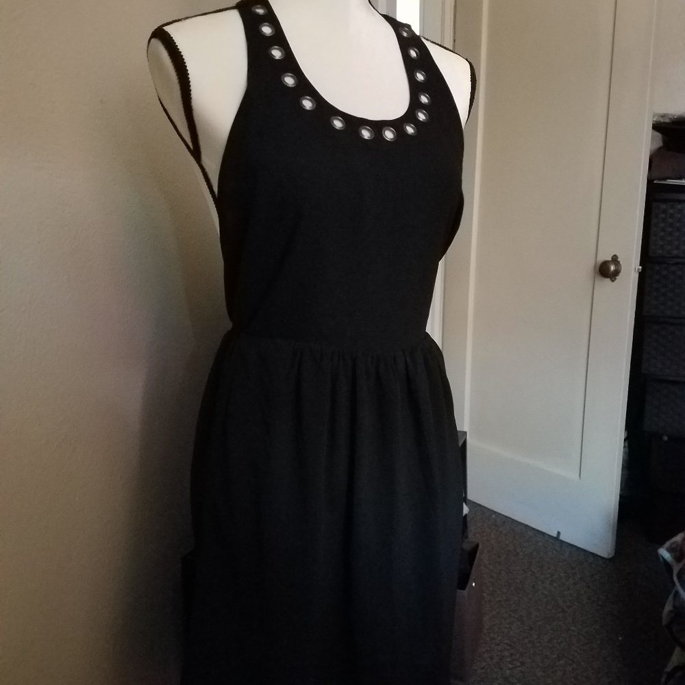 5 for 15! Foreign Exchange Black Halter Dress